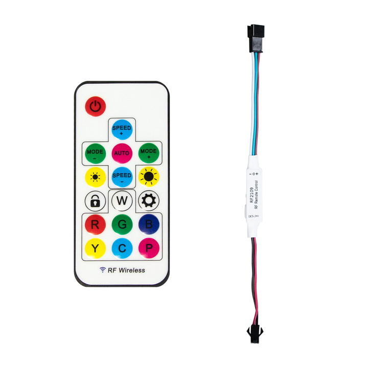 Receptor de señal luminosa + mando a distancia  <tc>Raptor</tc>