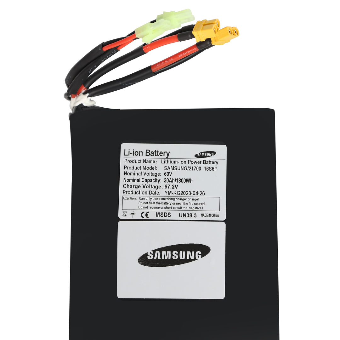 Samsung 60V 30AH / Standard 60V 27AH Battery  Hawk Pro